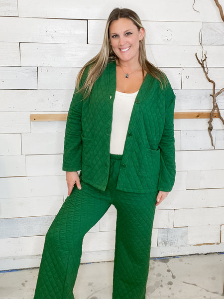 Black Out Friday Green Comfort Set