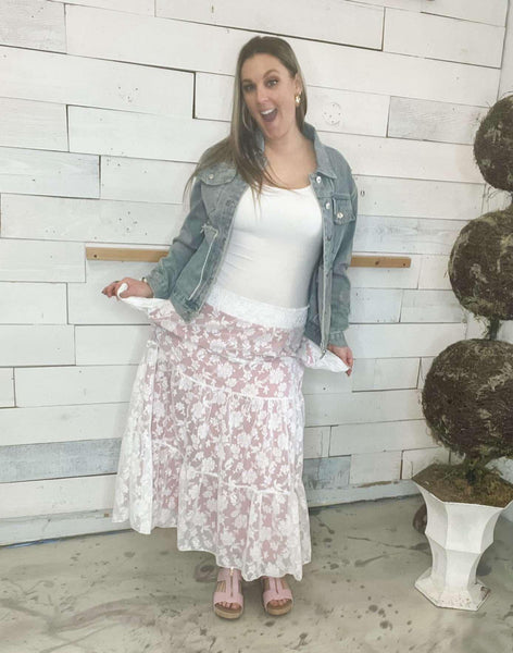Swinging Sassy Frass Maxi Skirt