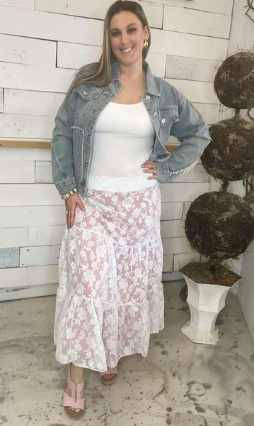 Swinging Sassy Frass Maxi Skirt
