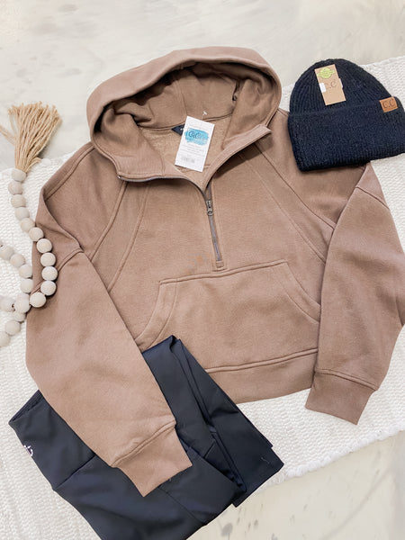 Rae Mode French Terry Quarter Zip