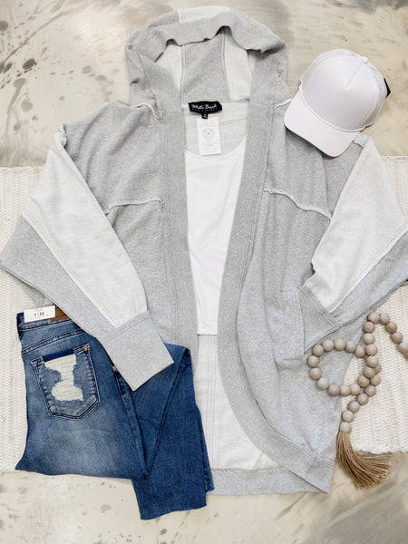 Oversized Raw Cardigan