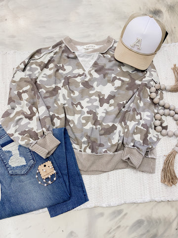 Camo Crew Neck