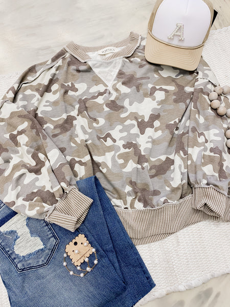 Camo Crew Neck