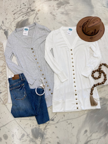 Basic Button Cardigan STEAL