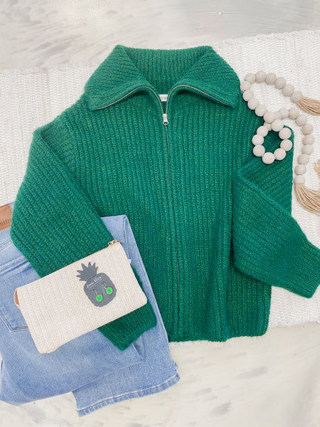 Luxe Zip Sweater