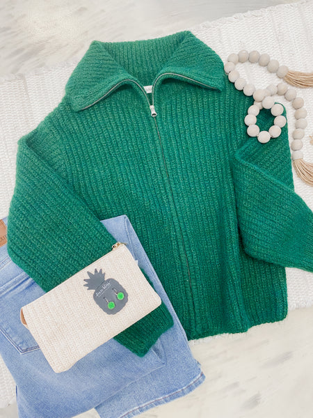 Luxe Zip Sweater