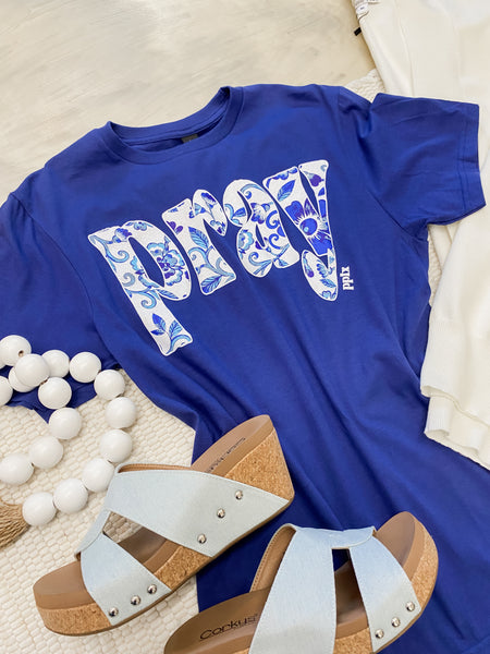 Pray Floral Tee