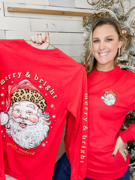 Simply Southern Leo Santa Red