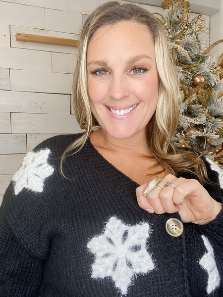 Michelle Mae Snowflake Cardigan