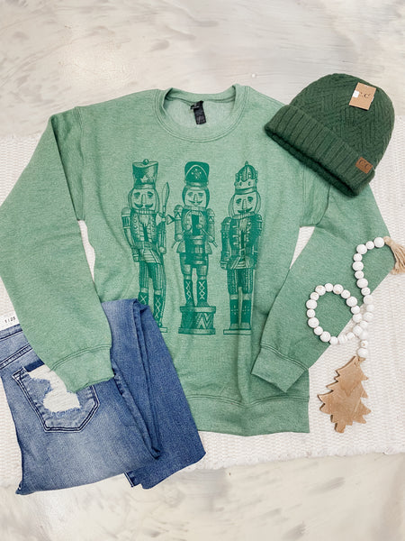 Forest Monochrome Nutcracker Sweatshirt