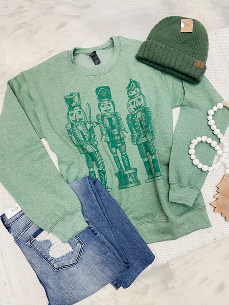 Forest Monochrome Nutcracker Sweatshirt