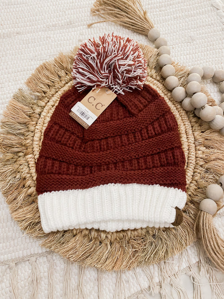 Game Day CC Beanie Maroon/White