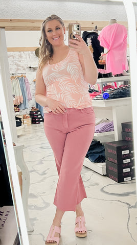 Pink Luxe Crew Tank STEAL