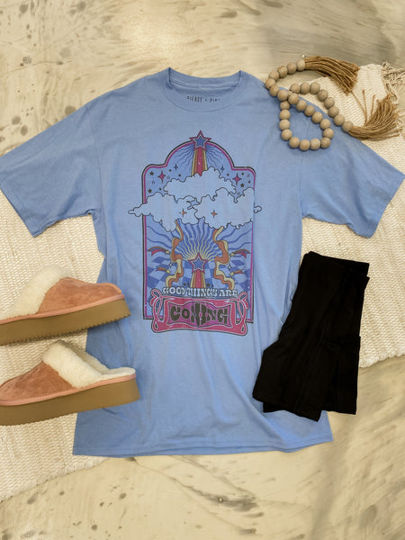 Good Things Are Coming Oversized Box T-Shirt