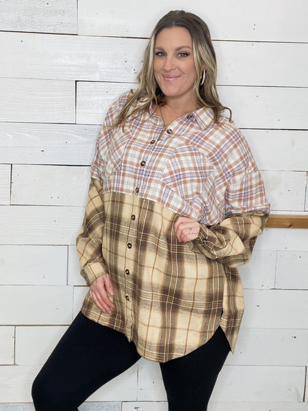 Plaid Oversized Shirt