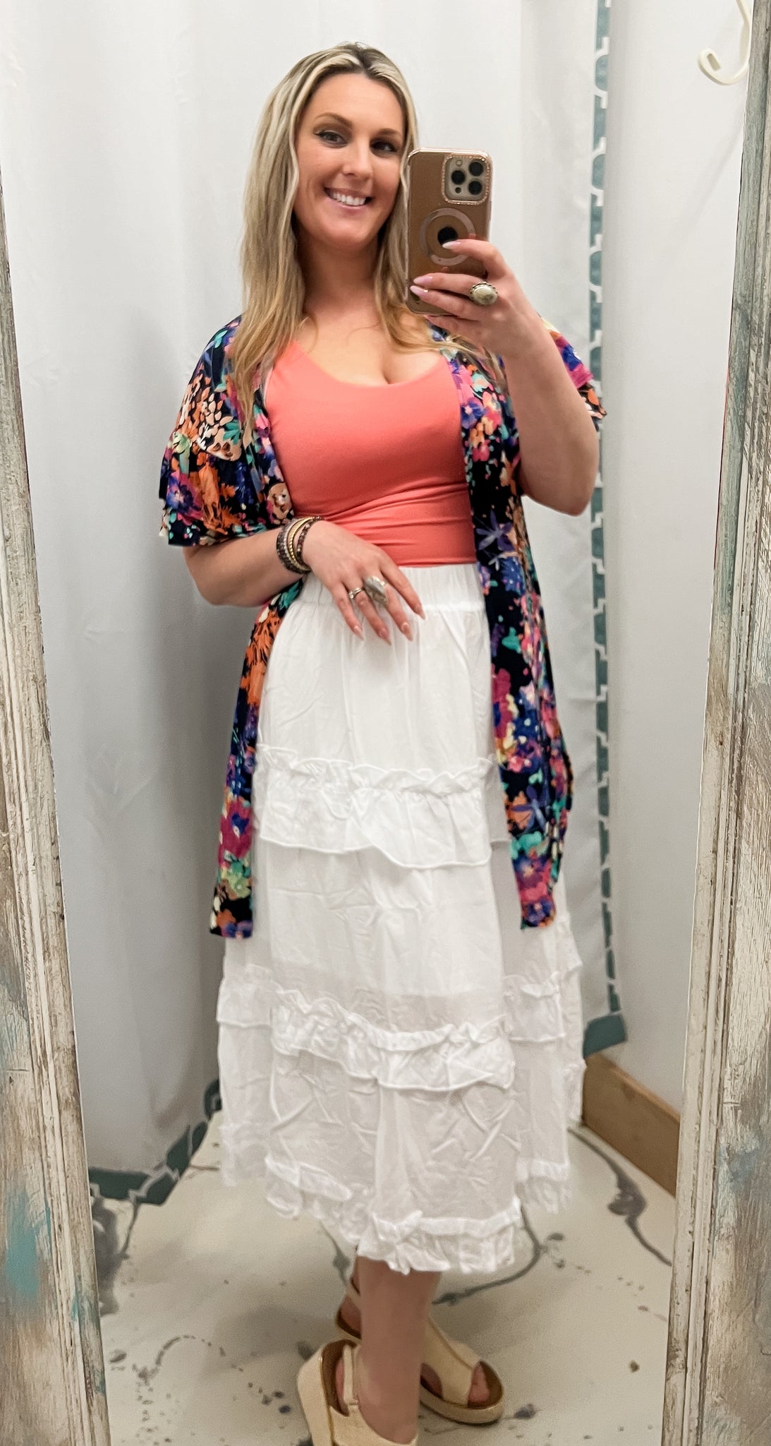 Right There Ruffle Skirt