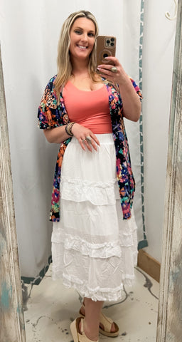 Right There Ruffle Skirt