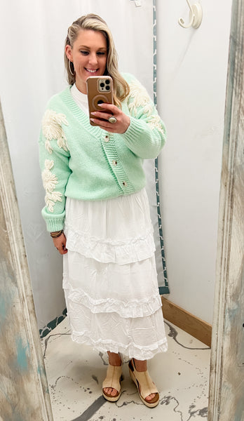Right There Ruffle Skirt