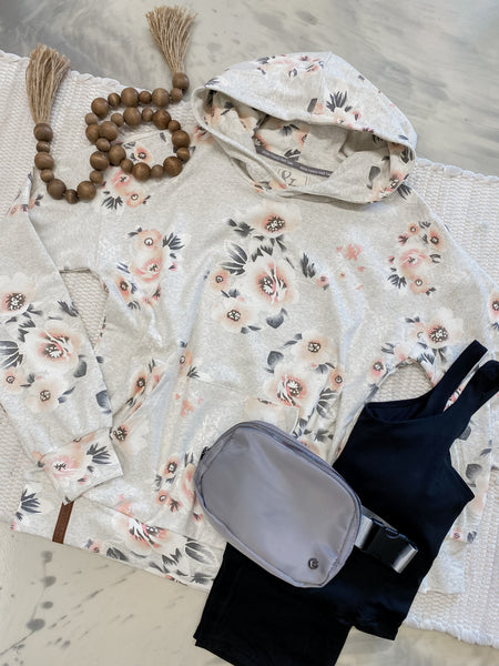 University Hoodie Petals & Pearls