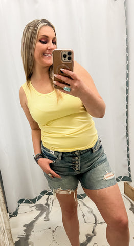 Ava Tank Yellow STEAL