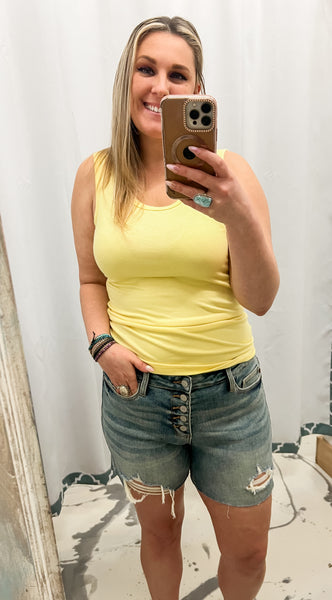 Ava Tank Yellow STEAL