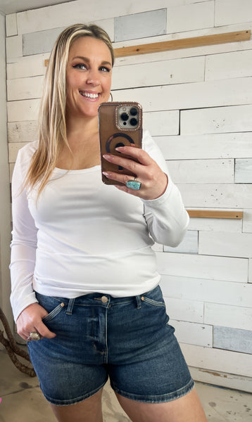 Judy Blue HW Shield Pocket Shorts