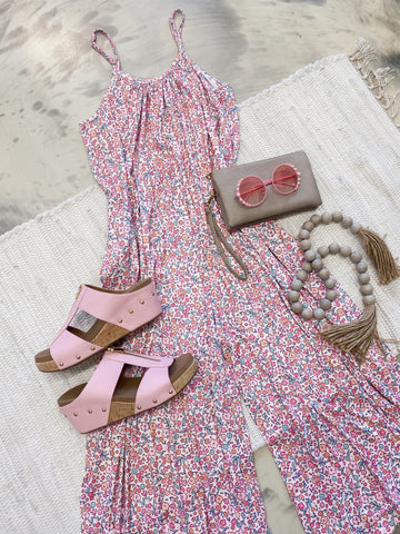 It's Your Favorite Romper in Mauve Ditsy