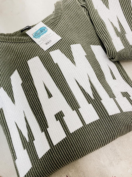 Corded Mama Pullover
