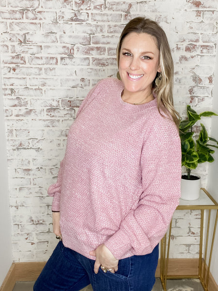 Magic Melange Sweater Rose