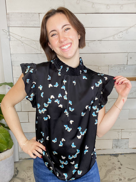 Butterfly Flutters Top