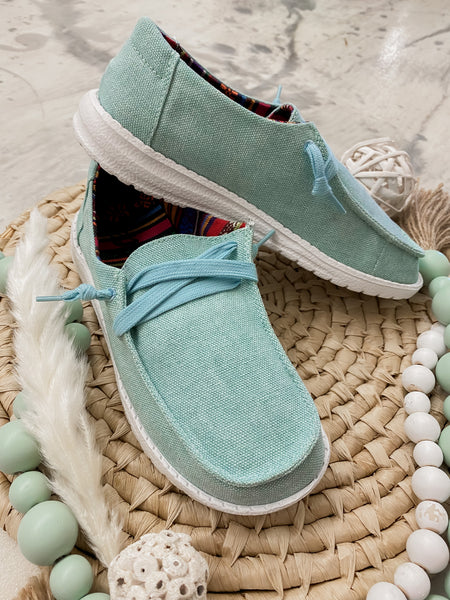 Holly Boat Shoes Turquoise
