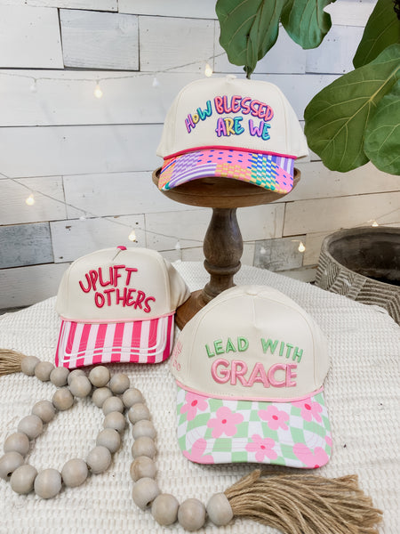 Grace & Emma Embroidered Hat