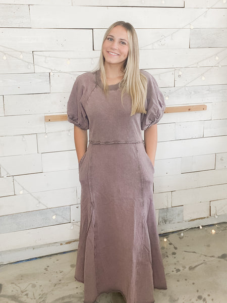 Mineral Washed Dress