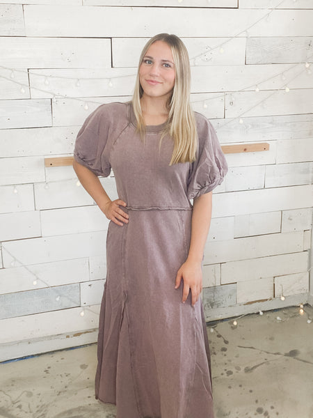 Mineral Washed Dress