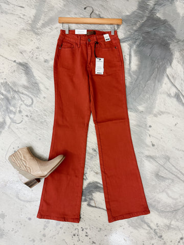 Judy Blue Terracotta MR Slim Boot