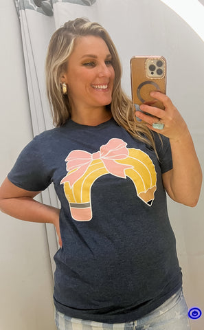 Pencil Bow Tee
