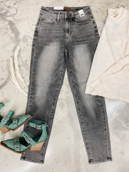 Judy Blue HW Stone Wall Slim Fit