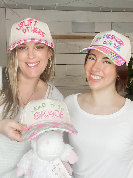 Grace & Emma Embroidered Hat