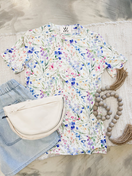 Michelle Mae Blair Short Sleeve in Cottage Floral