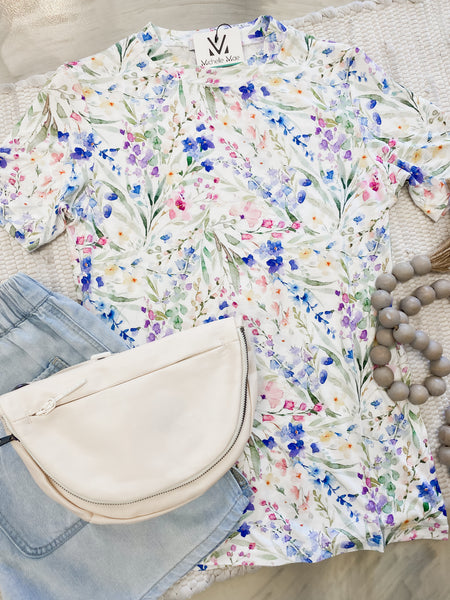 Michelle Mae Blair Short Sleeve in Cottage Floral