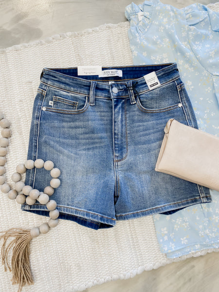 Judy Blue HW Slim Short