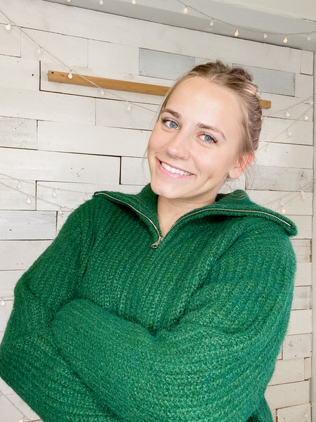 Luxe Zip Sweater
