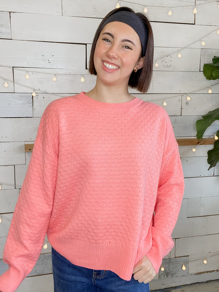 Michelle Mae Gianna Sweater Coral