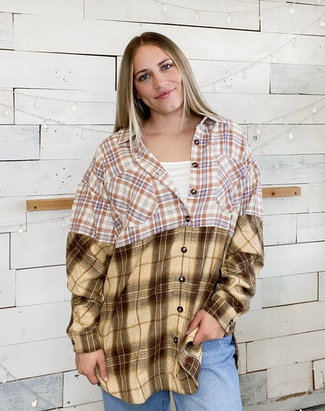 Plaid Oversized Shirt