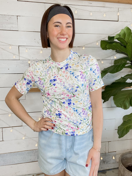 Michelle Mae Blair Short Sleeve in Cottage Floral