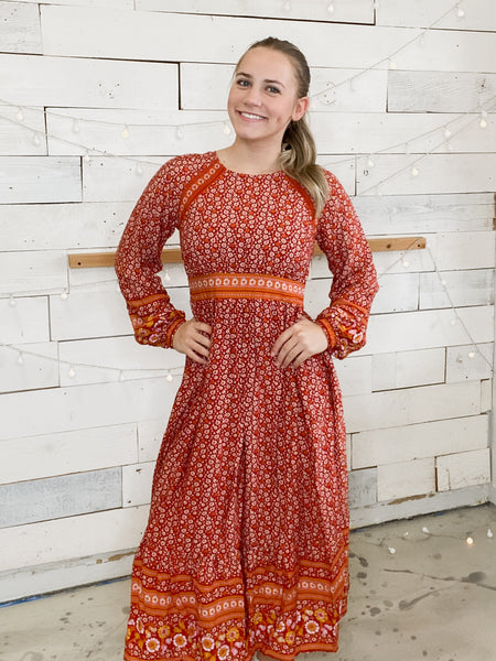 Boho Midi Dress
