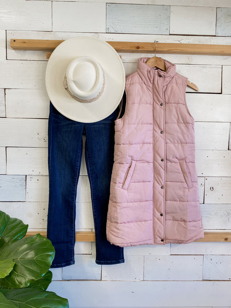 Michelle Mae Harlow Vest in Blush