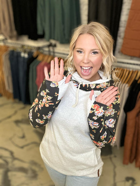 Ampersand Avenue DoubleHood Sweatshirt Oh My Darlin