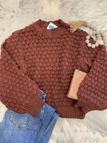 POL Branded Bean Sweater