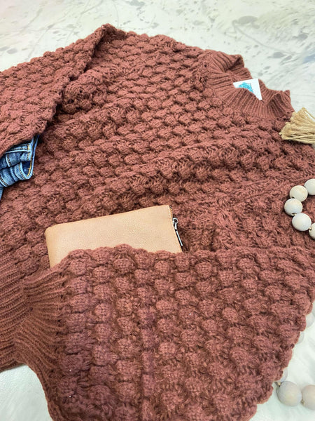 POL Branded Bean Sweater